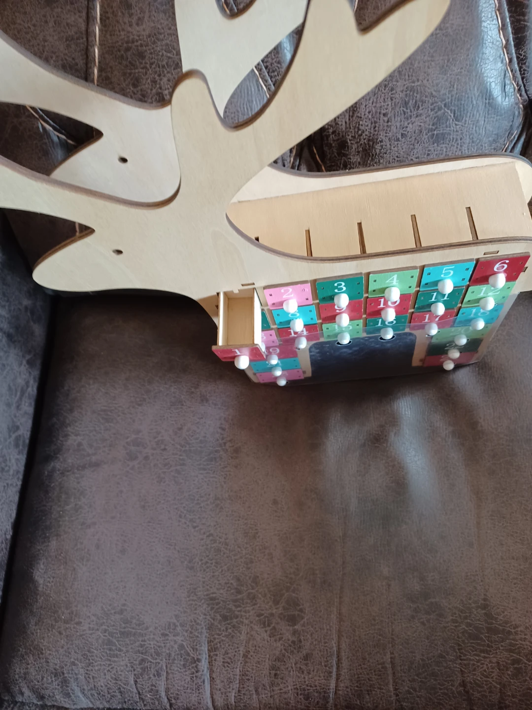 Wooden Reindeer Advent Calendar - photo 2