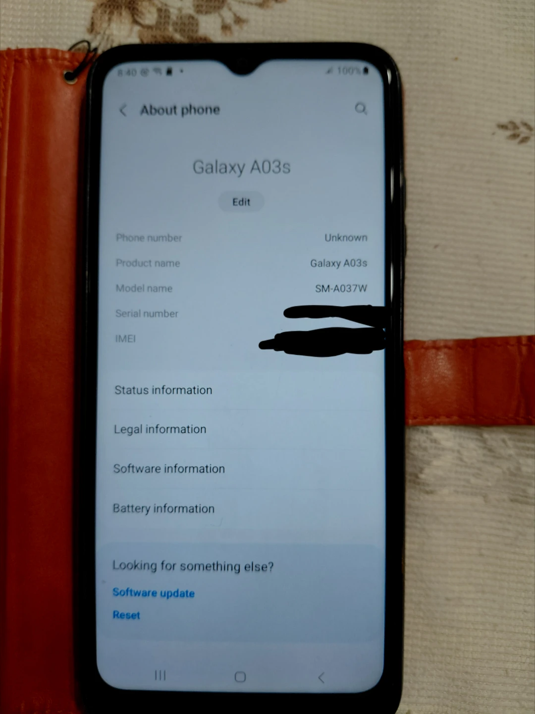 Samsung Galaxy A03s 32GB – Unlocked – With Leather Wallet Case - photo 4