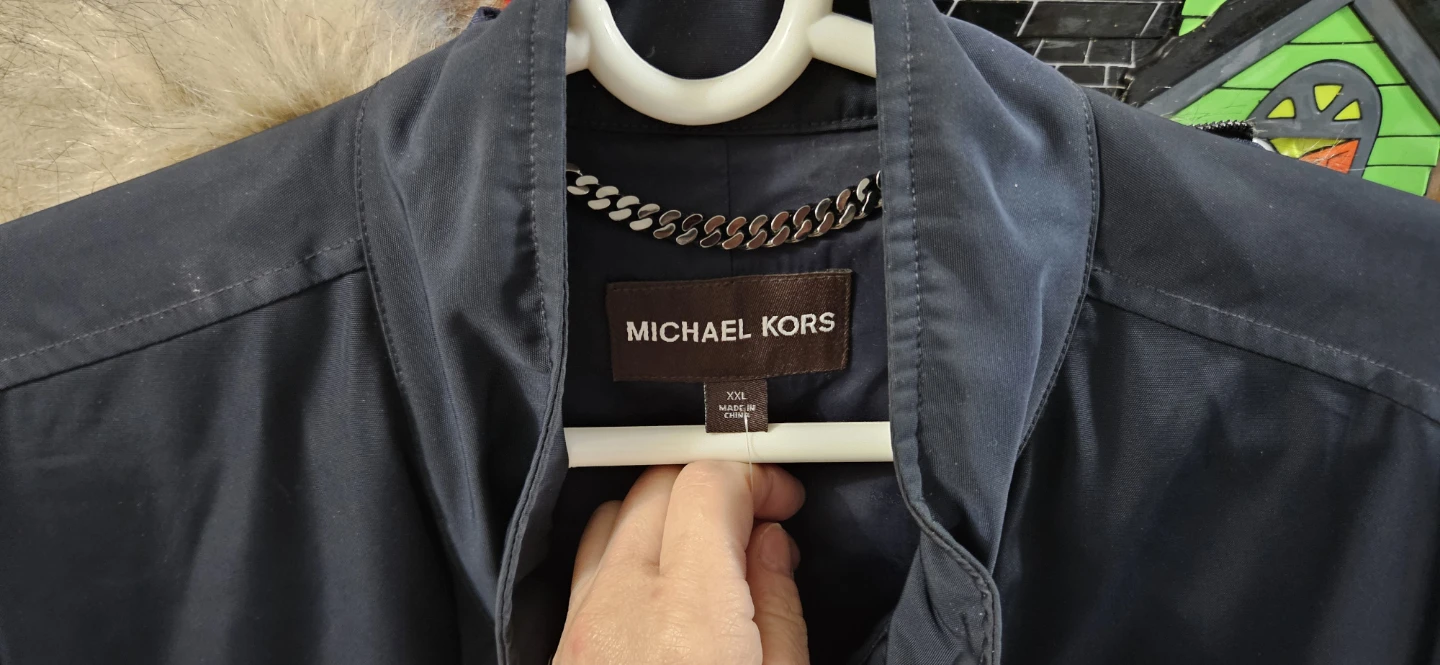 Michael Kors Men's Navy Blue Field Jacket /Coat - photo 5