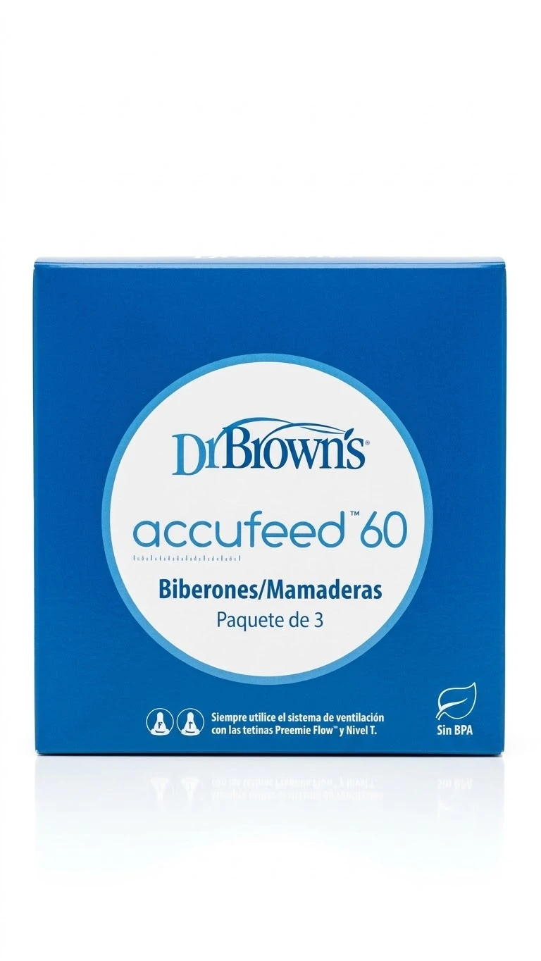 Dr. Brown's AccuFeed 60 Baby Bottles - 3 Pack