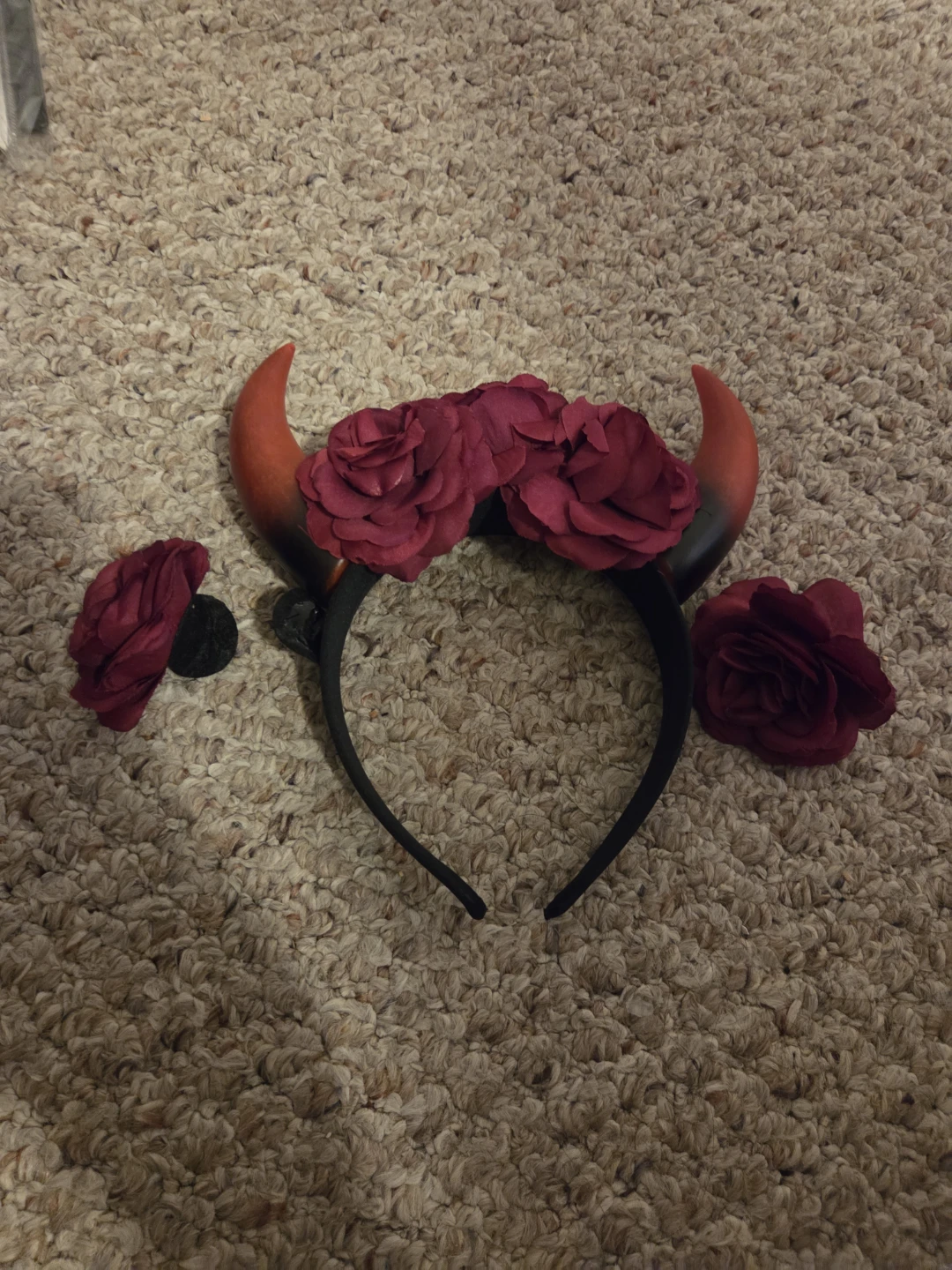Red Velvet Devil Costume Dress and Headband - photo 5