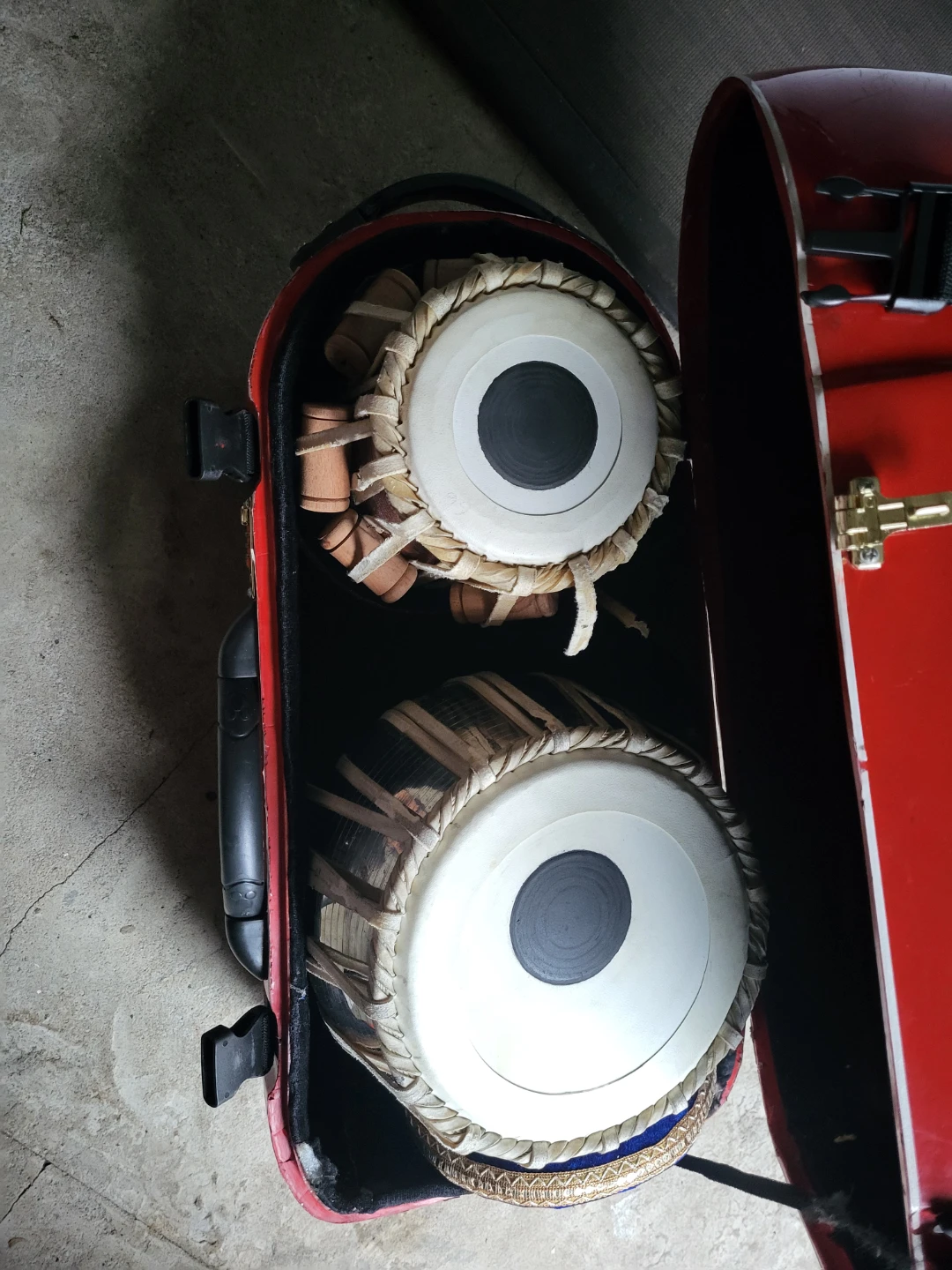 Tabla Drum Set with Case - photo 2