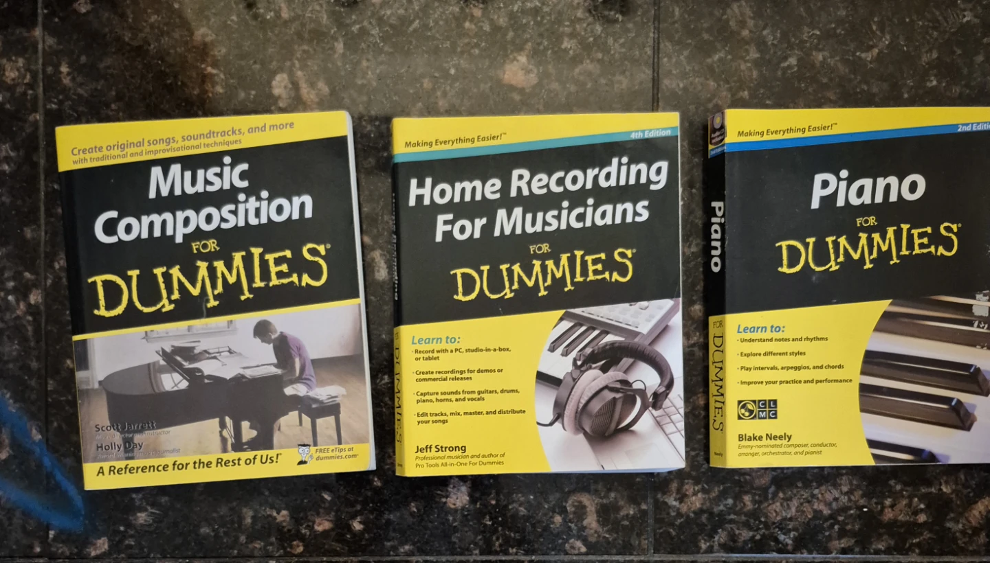 Set of 3 Music For Dummies Books