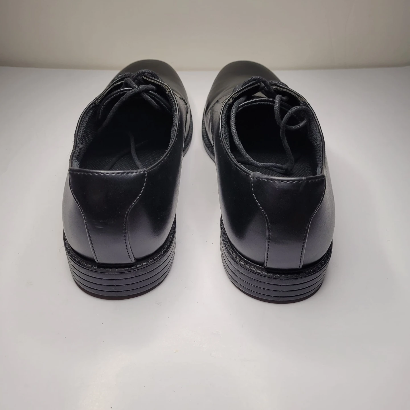 Hunters Bay Men's Black Dress Shoes Size 10.5 - photo 5