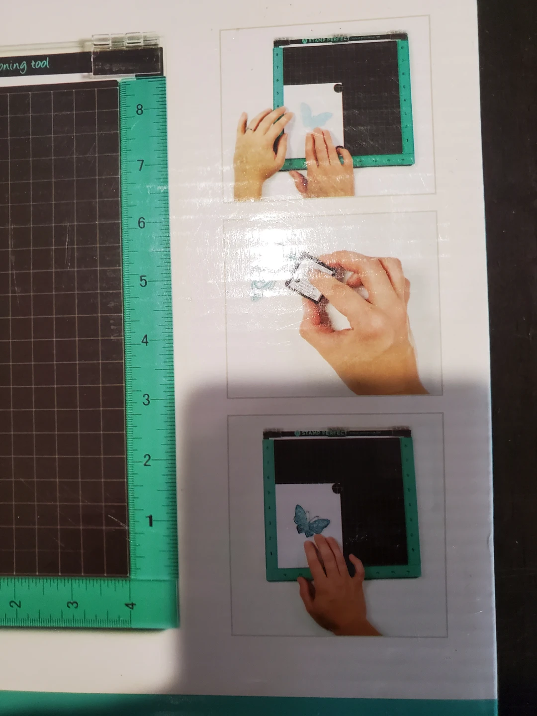 Hampton Art 10" x 10"Stamp Perfect Positioning Tool - photo 3