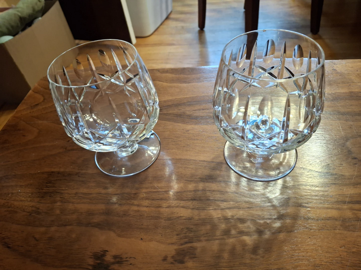 Simpsons-Sears lead crystal glasses - photo 3