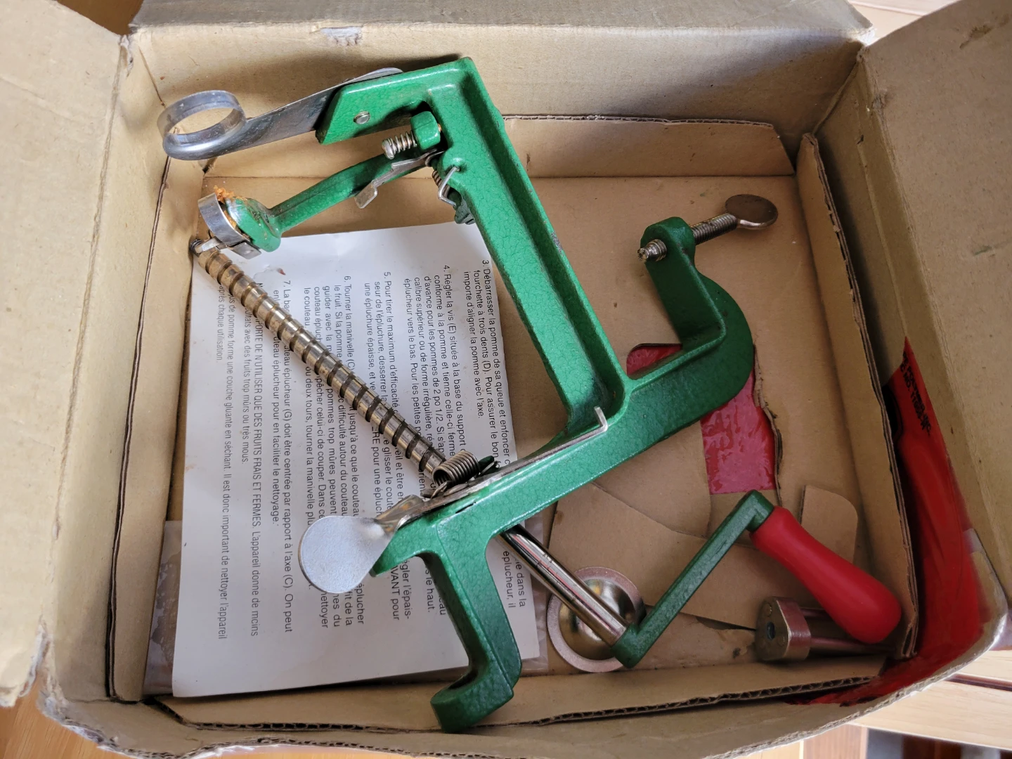 Vintage Apple Parer, Slicer & Corer – Screw Clamp Base. - photo 5