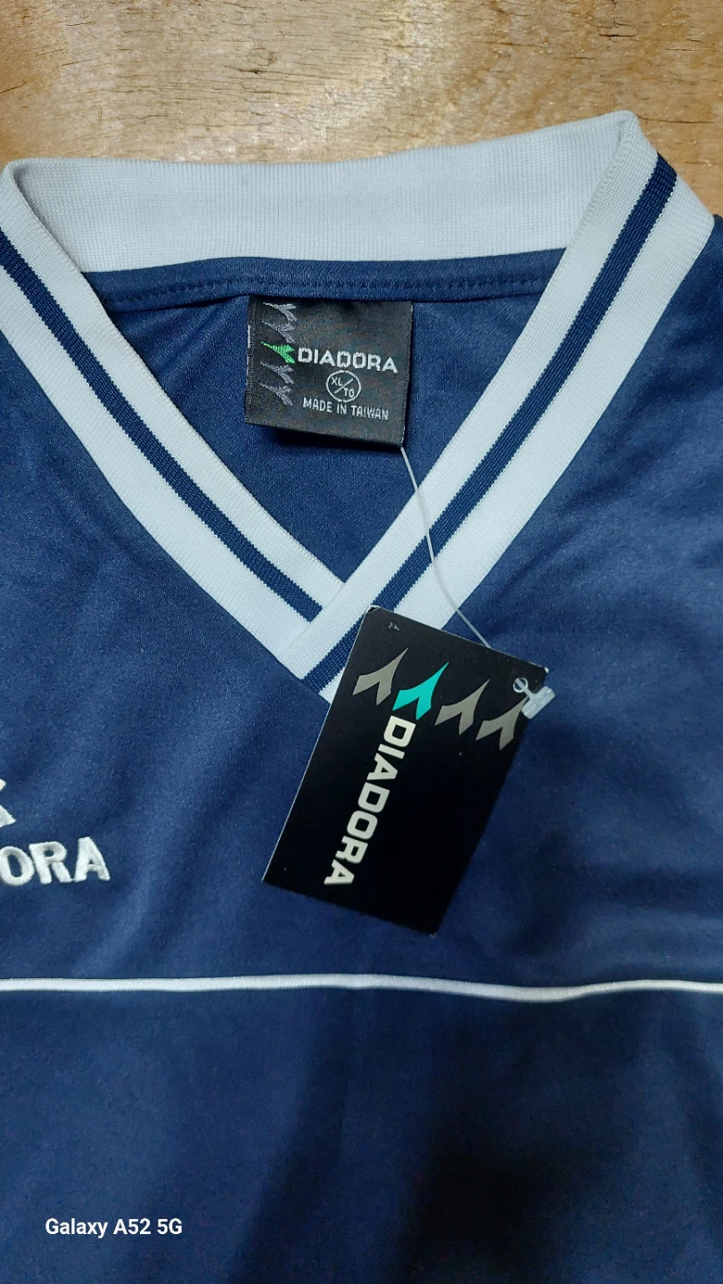 Diadora Soccer Jersey Blue and White New with Tags - photo 5