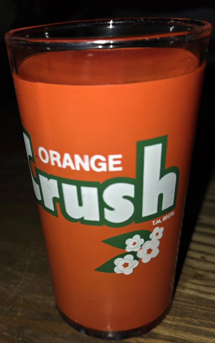 Vintage Orange Crush Drinking Glass - photo 4