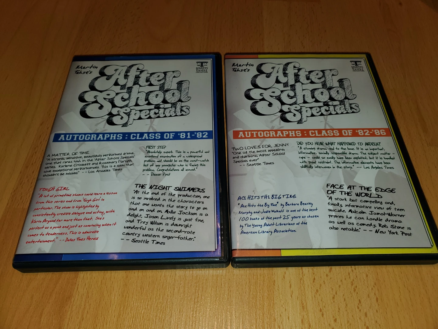 (Both for $30) Martin Tahse's After School Specials DVD Set