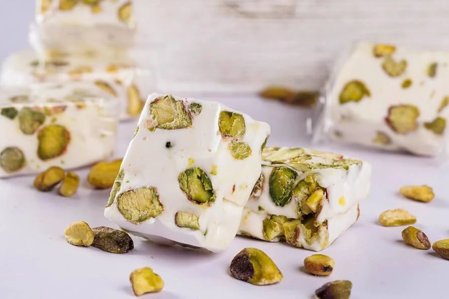 Pistachio Nougat Pieces