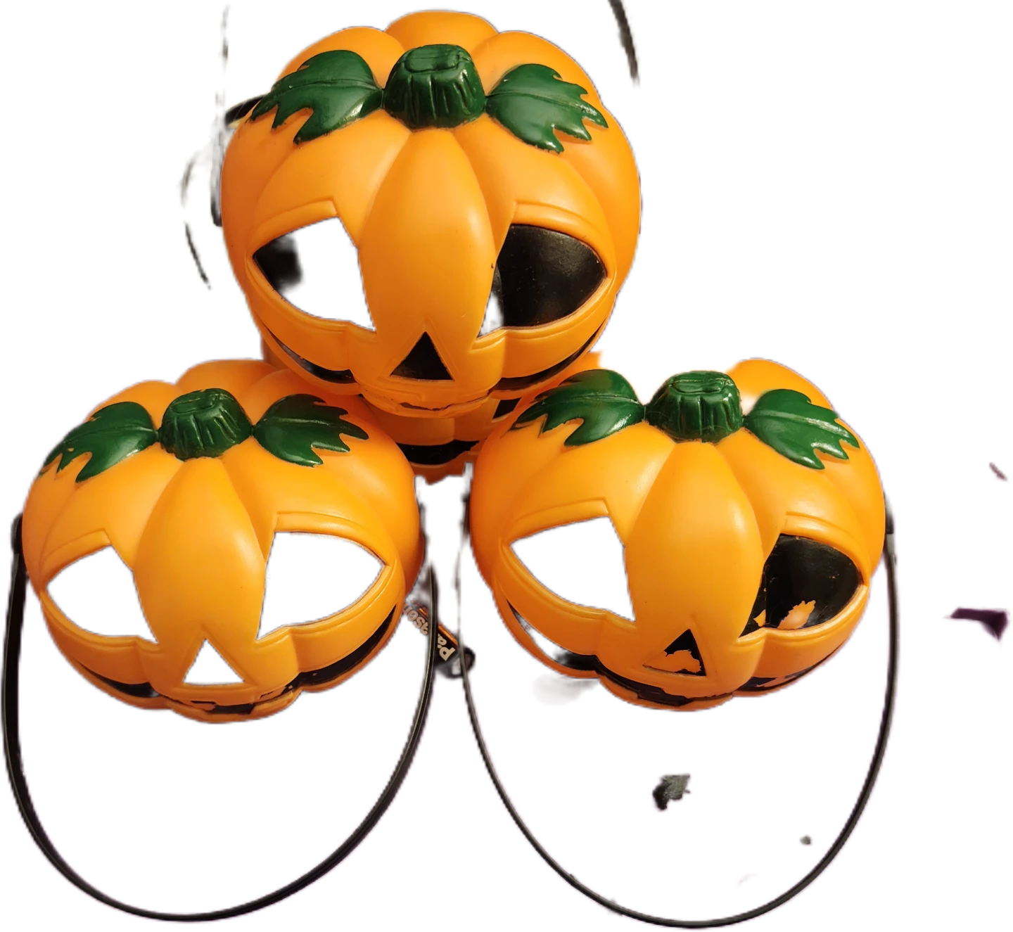 FREE  Light-Up Plastic Pumpkin Decorations