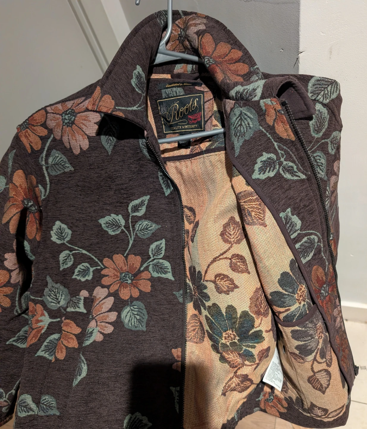 Roots Floral Zip-Up Jacket