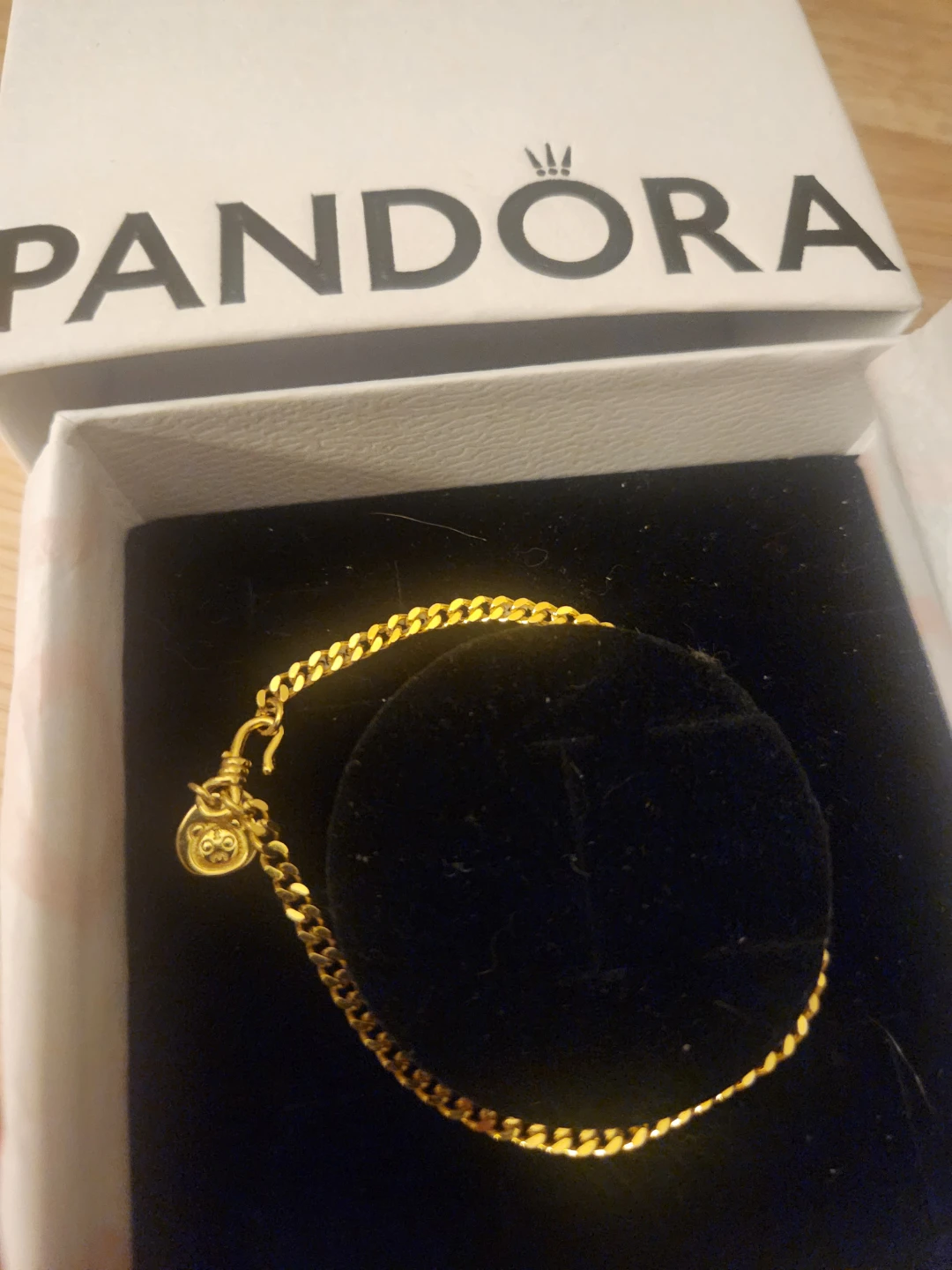 Gold-Tone Pandora Link Bracelet