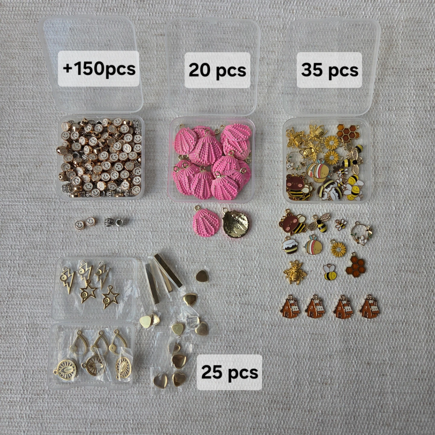 Assorted Charms and Beads