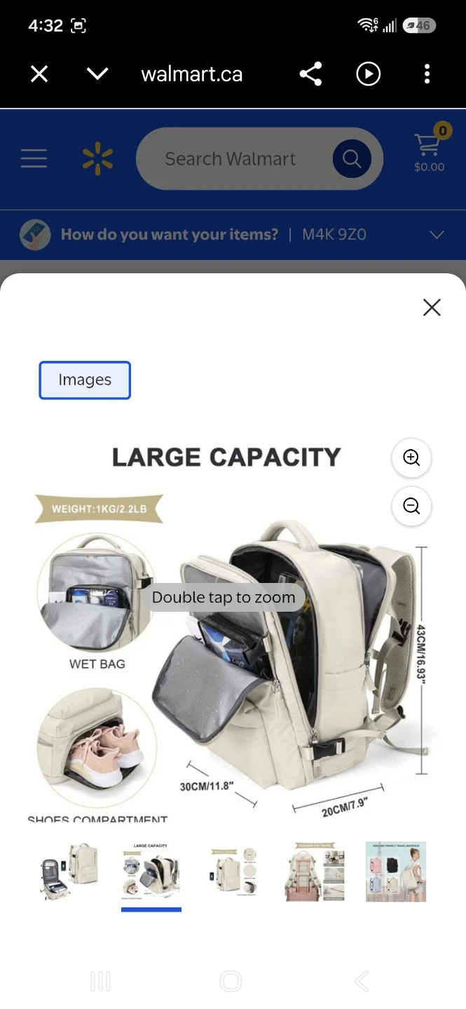 Large Capacity Travel Backpack with SUB key - photo 5