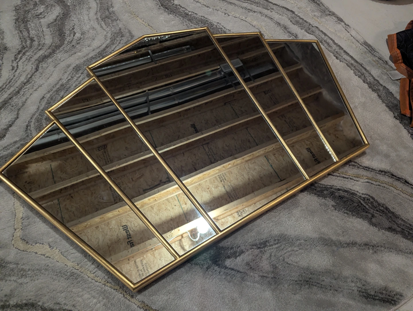 Gold Framed Mirror