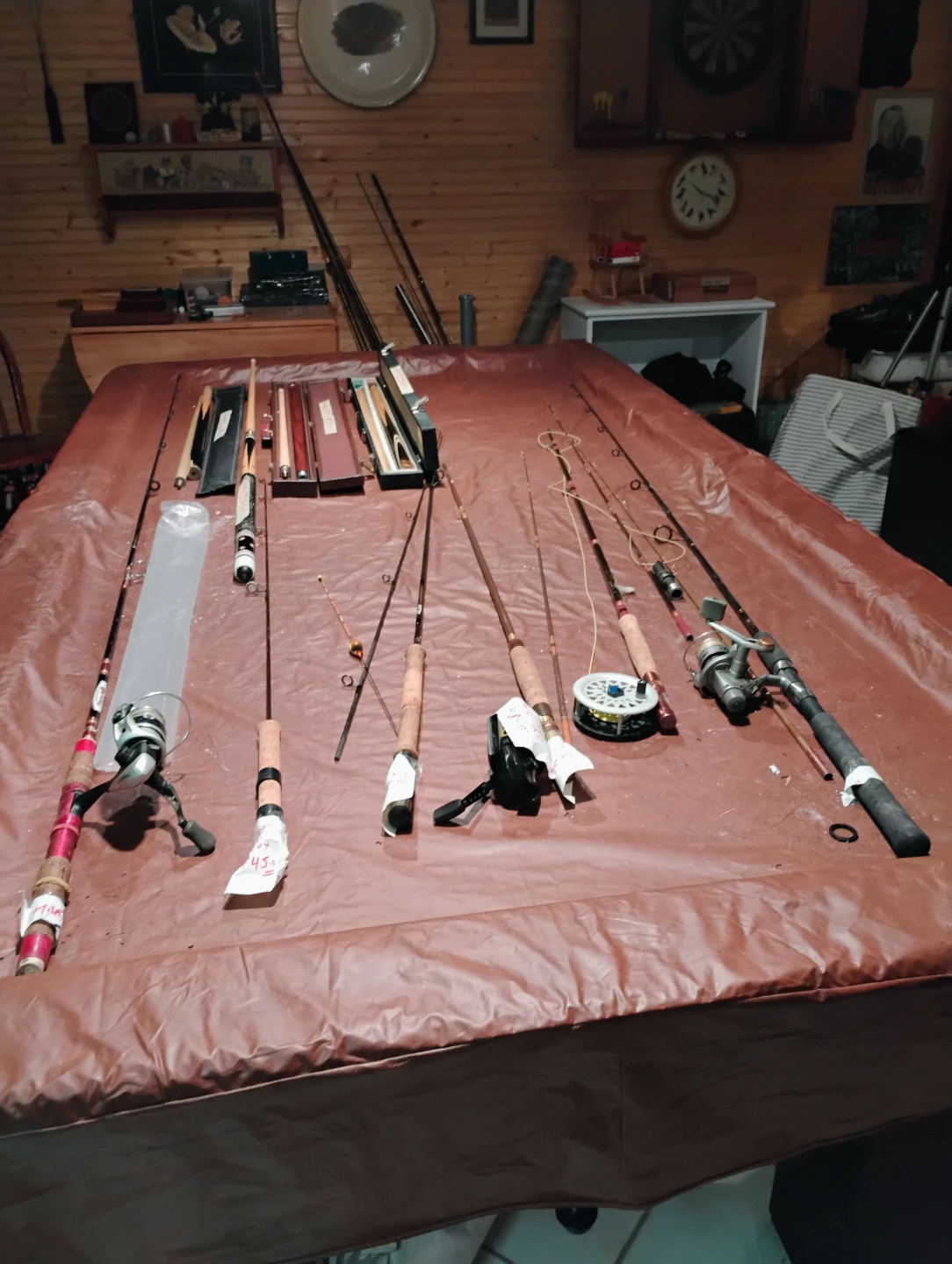 Assorted Fishing Rods and Reels