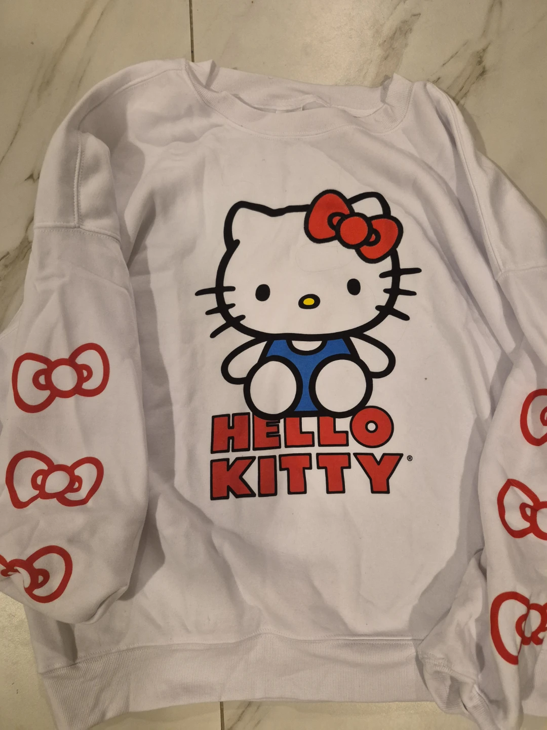 Hello Kitty White Sweatshirt XL