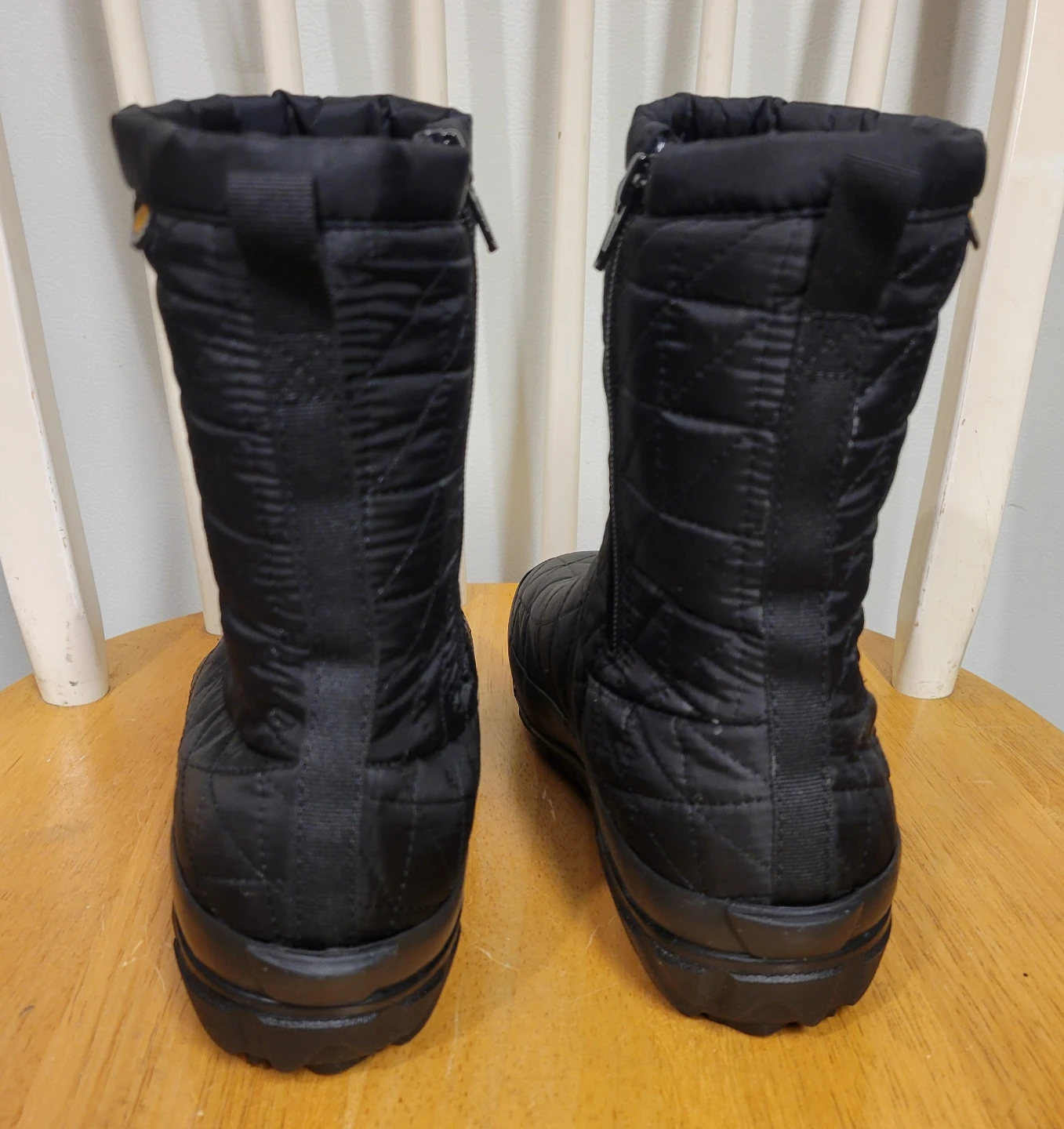 Bogs Snowday II Women Black Quilted Lined Zip Snow Boots Sz 9 - photo 5