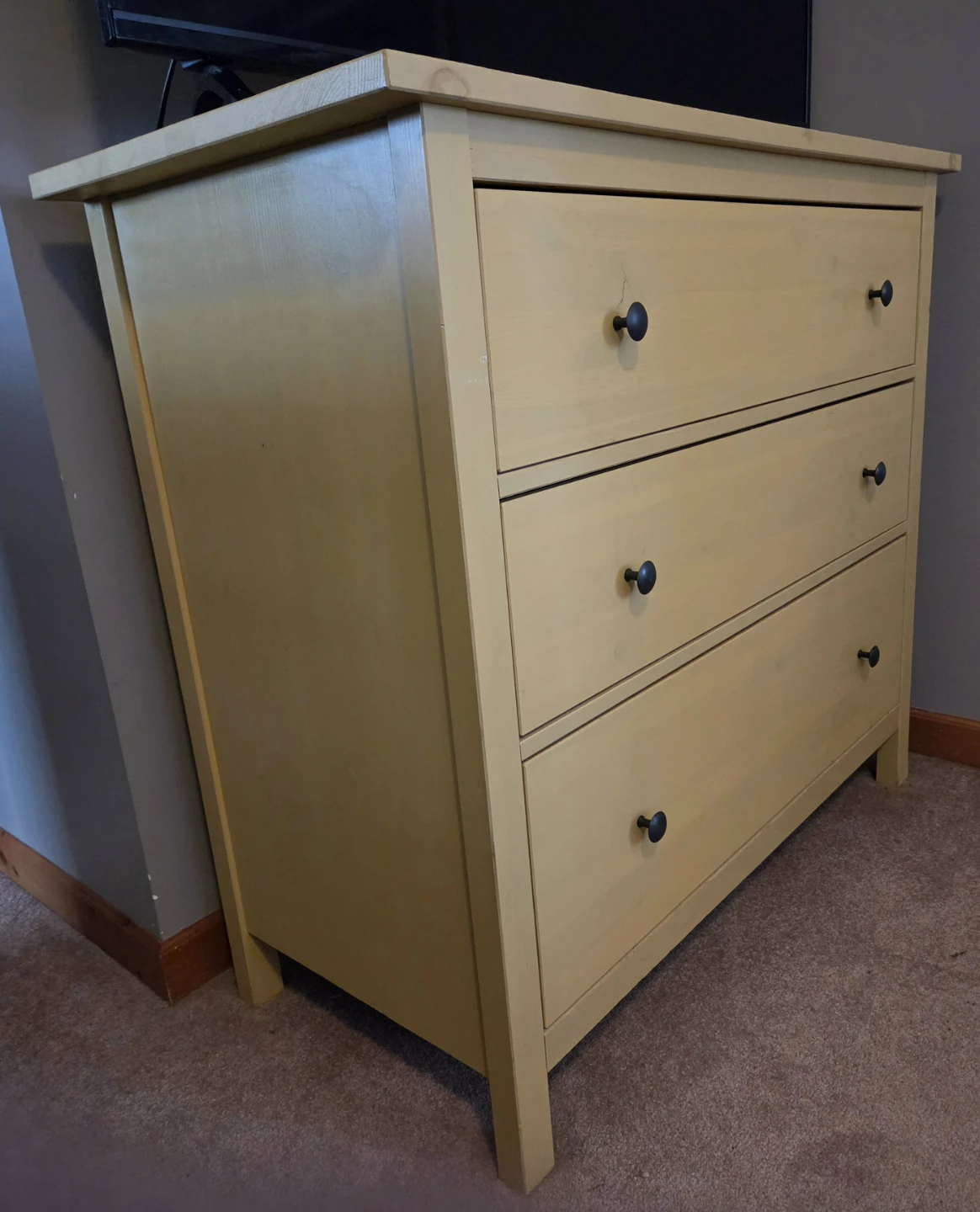 Vintage IKEA HEMNES Dresser. Yellow Stain. Mint from Showhome! - photo 2