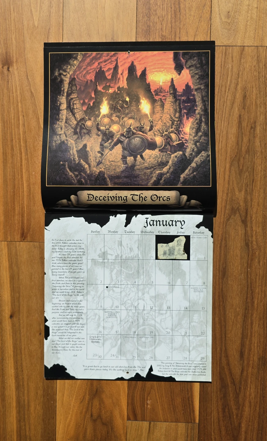 The Tolkien Art of The Brothers Hildebrandt 2005 Calendar - photo 3
