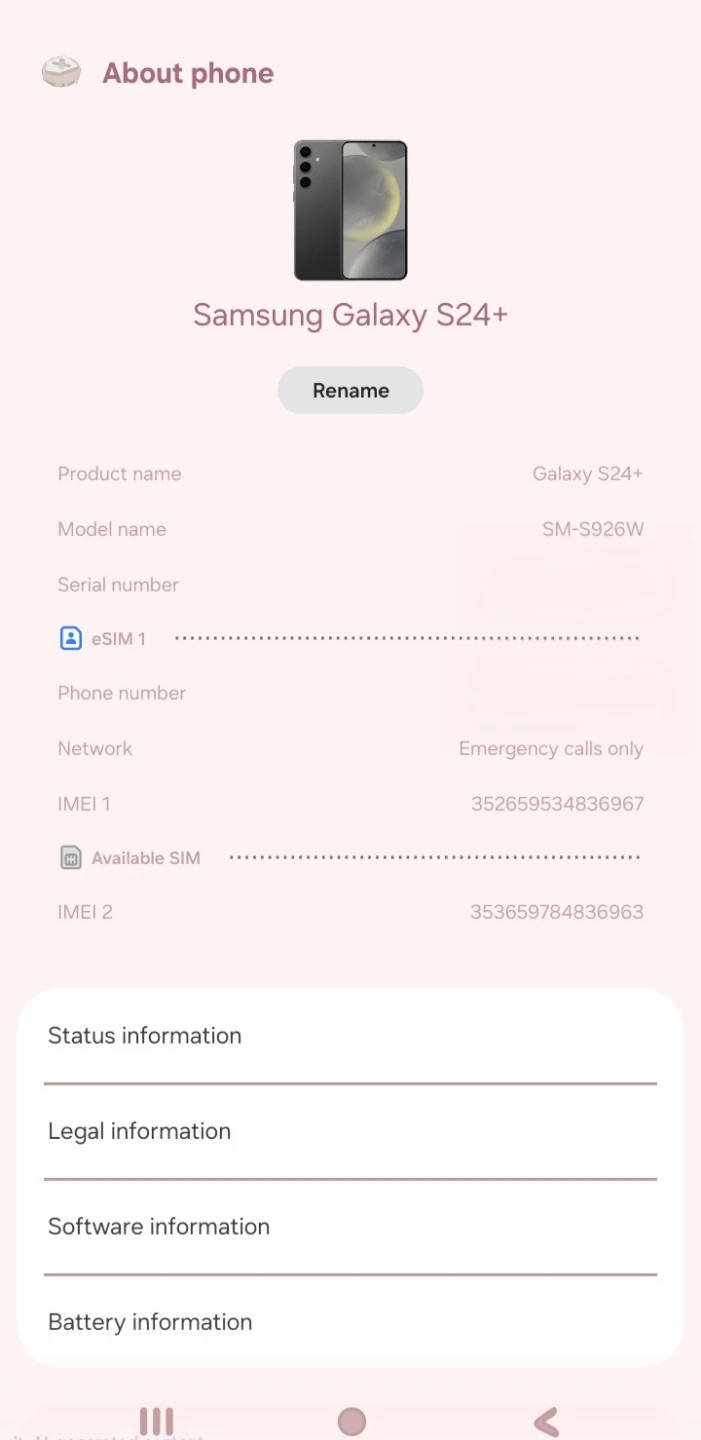 Samsung Galaxy S24+ 256GB