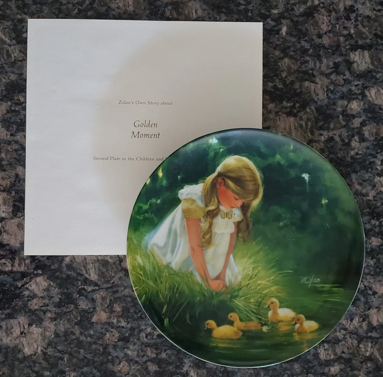 Donald Zolan Golden Moment Collector Plate - photo 2