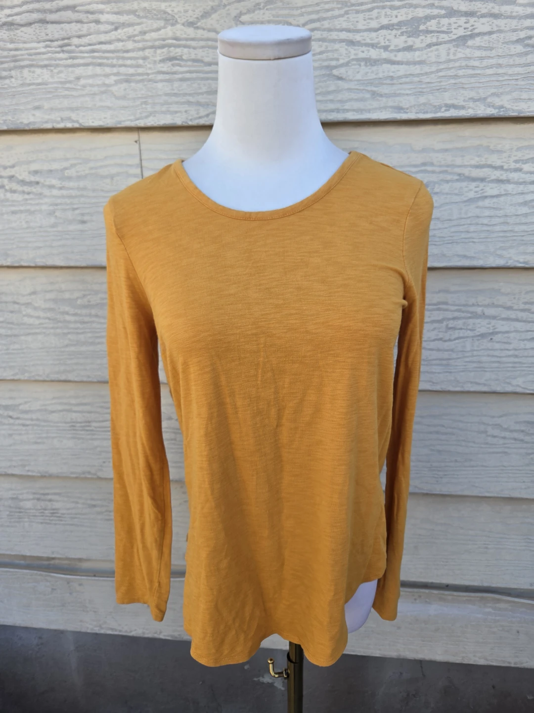 Artisan NY Mustard Long Sleeve Top