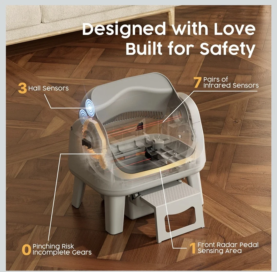 Pivot Self-Cleaning Cat Litter Box - photo 3