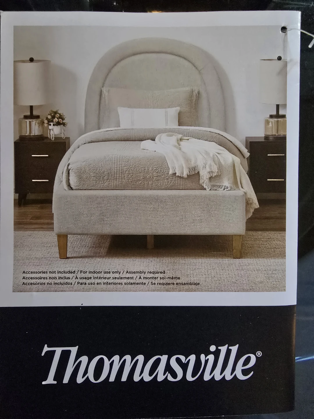 Thomasville Fabric Twin Bed