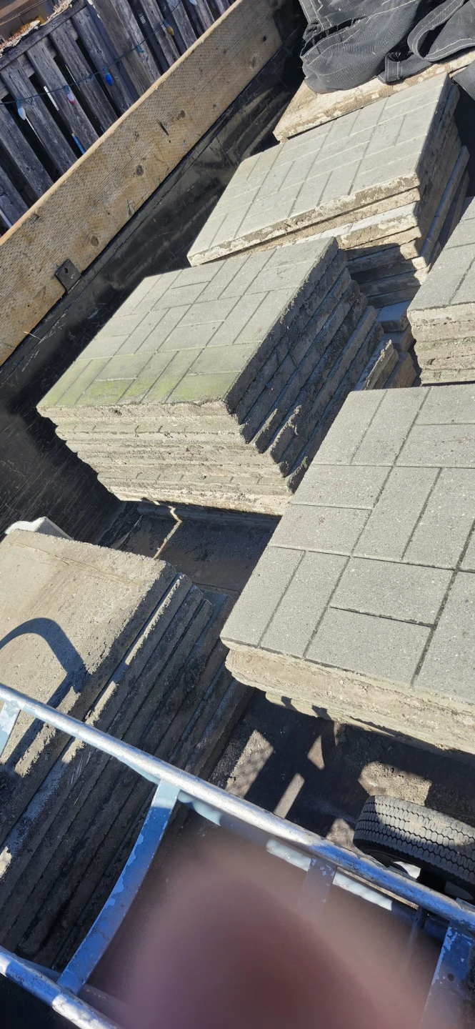 24x30 brick pattern slabs, price for each, white bright or grey - photo 3