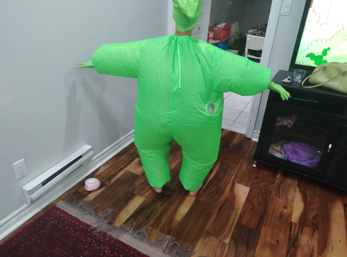 Green Inflatable Full Body Costume