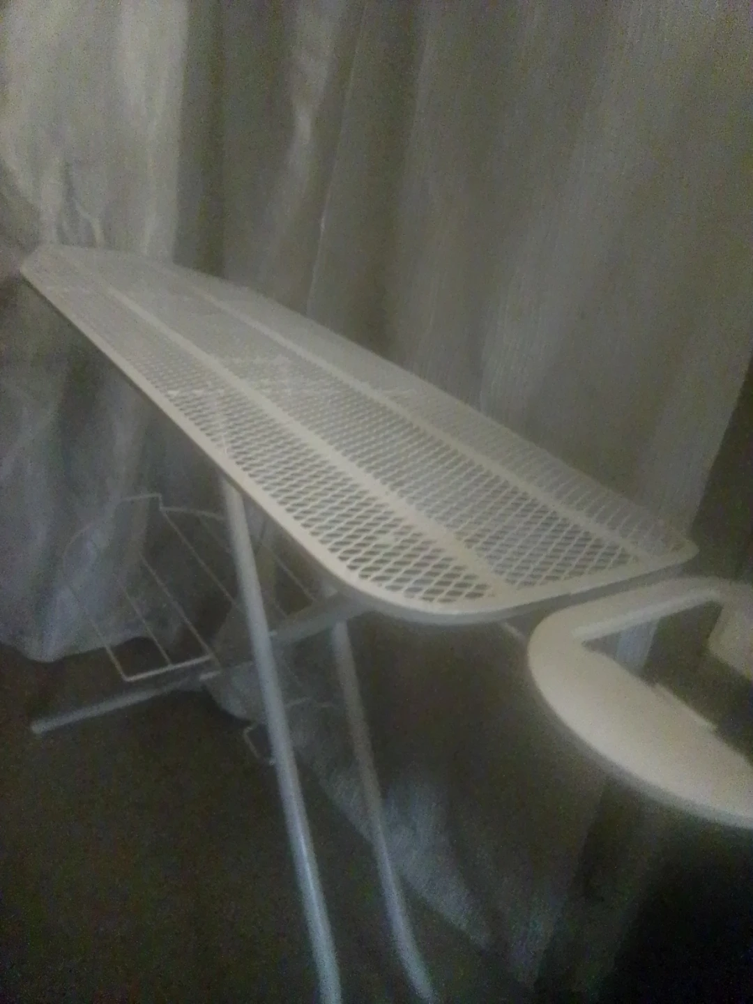 White Metal Ironing Board