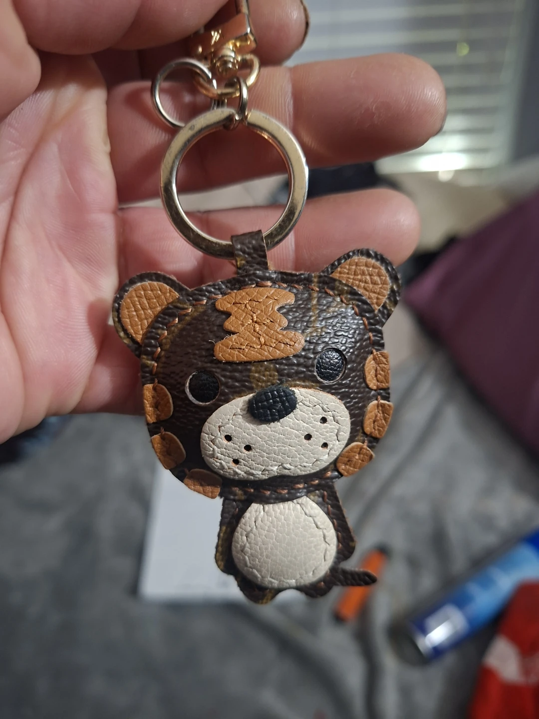 Louis Vuitton Bear Bag Charm Keychain + HERMÈS LOCK W/2 KEYS - photo 4