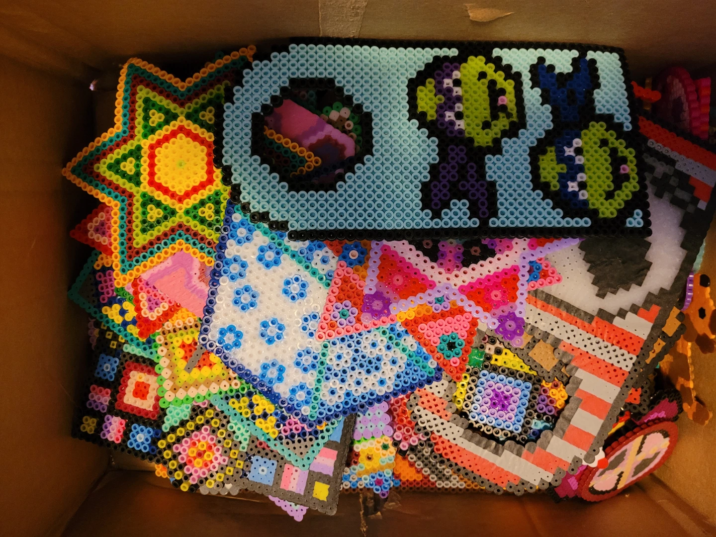 Assorted Perler Bead Craft Designs