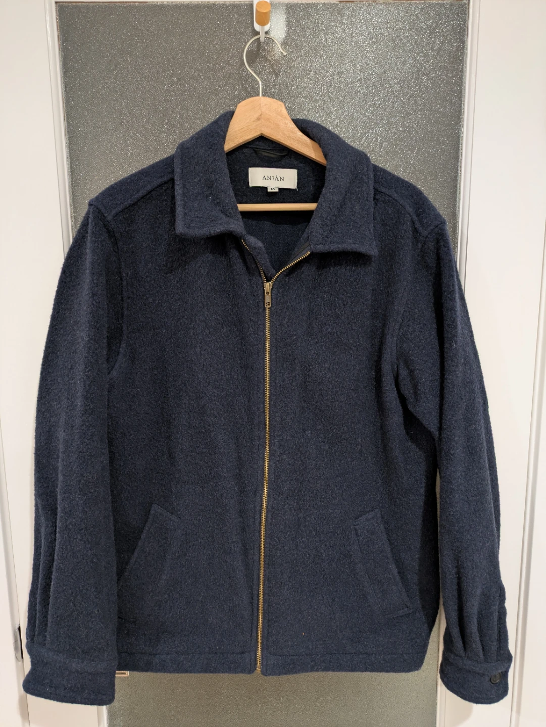 Anian "Eddie" Wool Zip-Up Jacket