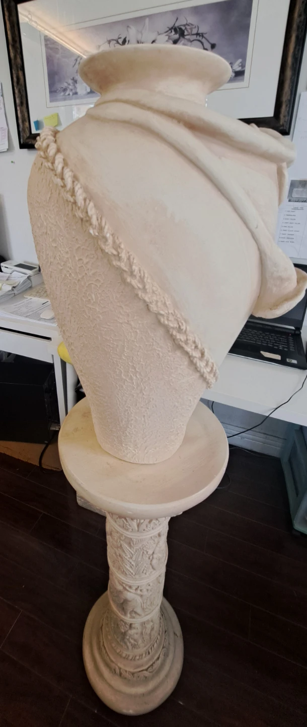 Decorative Floor Vase with Pedestal Stand