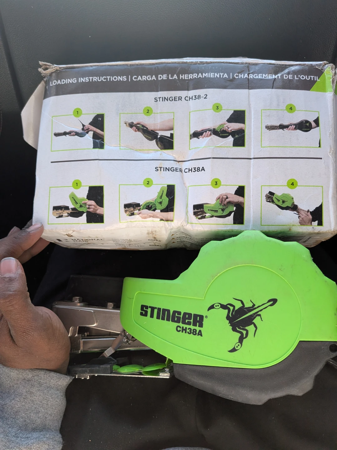 Stinger CH38A Plastic Cap Staple Guns and StaplePac - photo 2