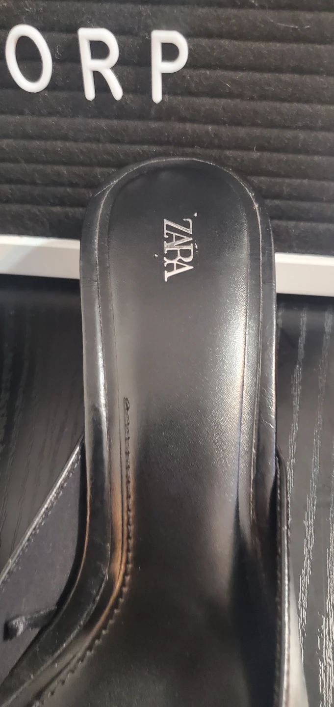 Zara Black Pointed Mules - photo 2