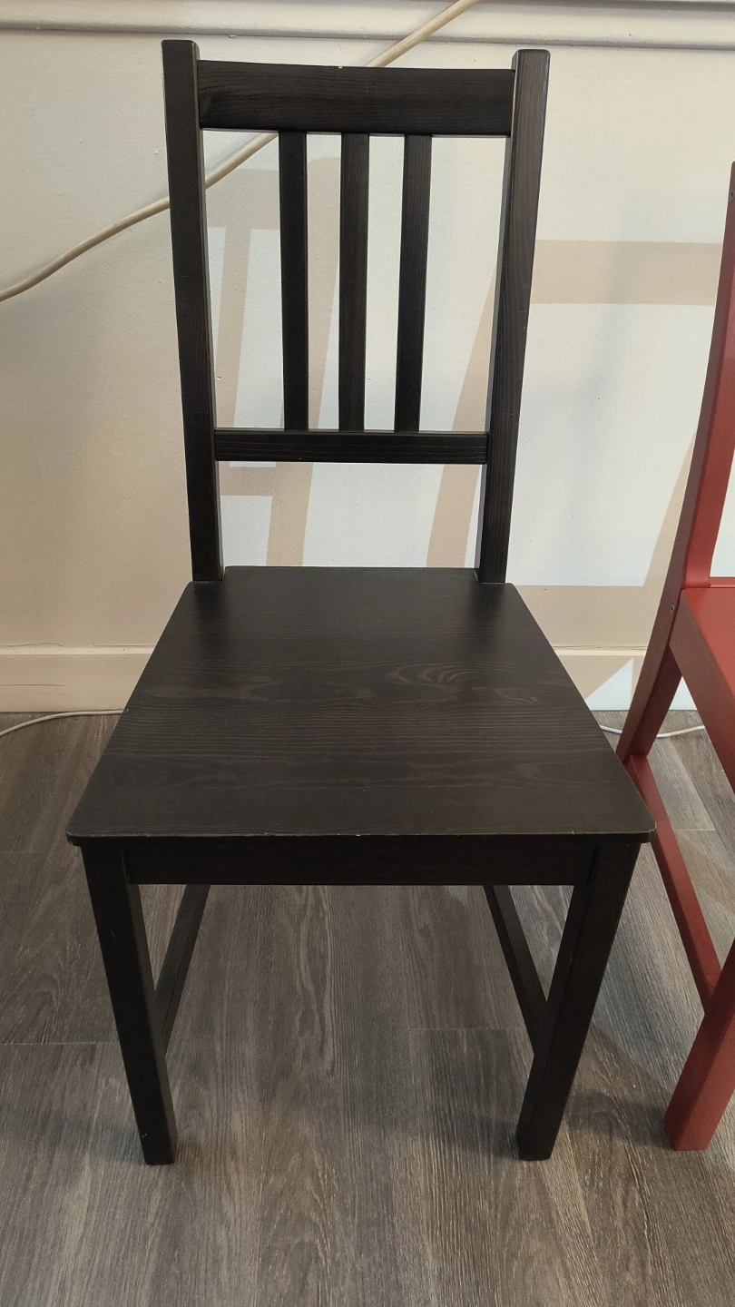 Two Wooden Dining Chairs - photo 2