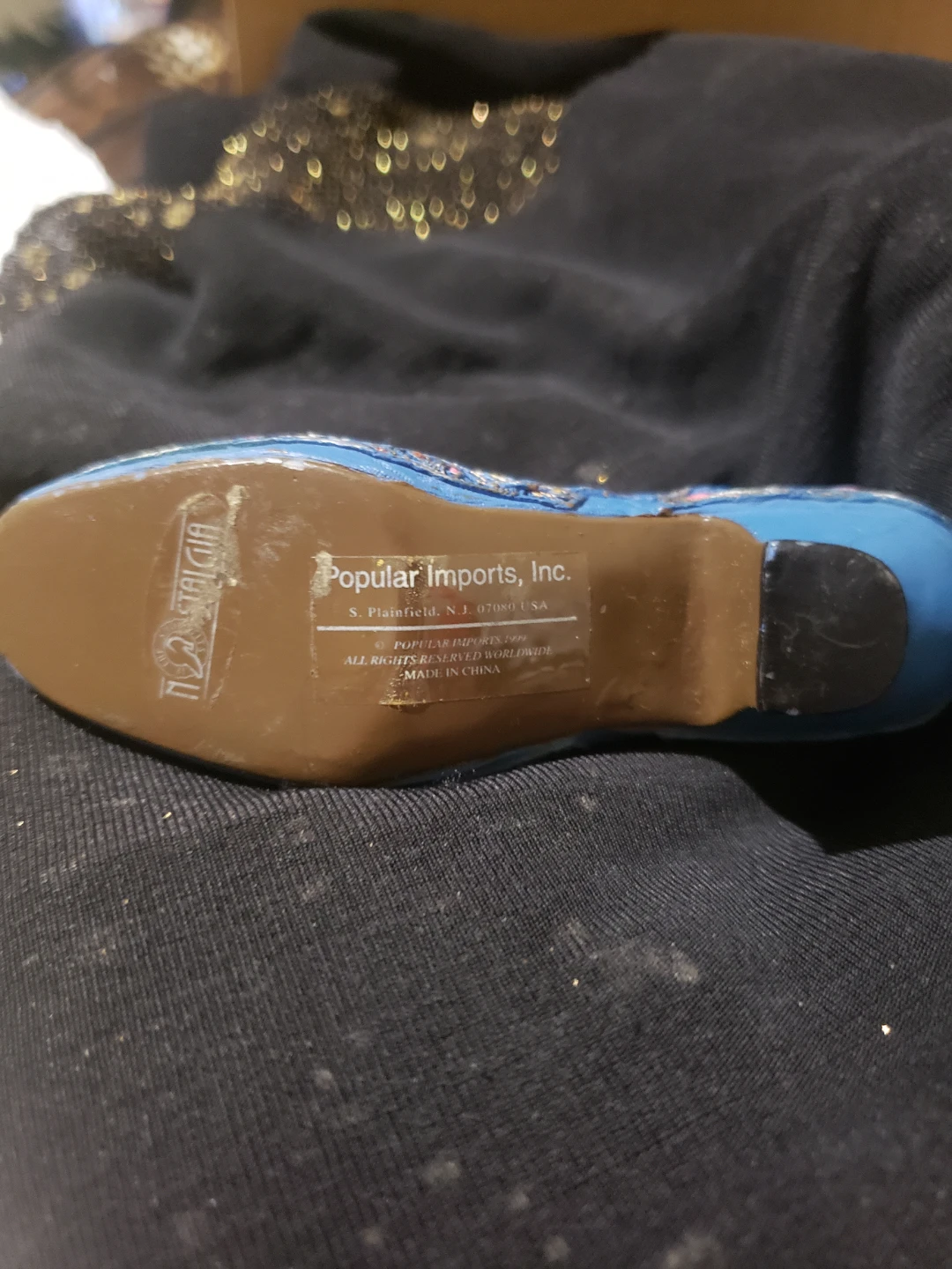 Nostalgia Decorative Blue Shoe Figurine - photo 3