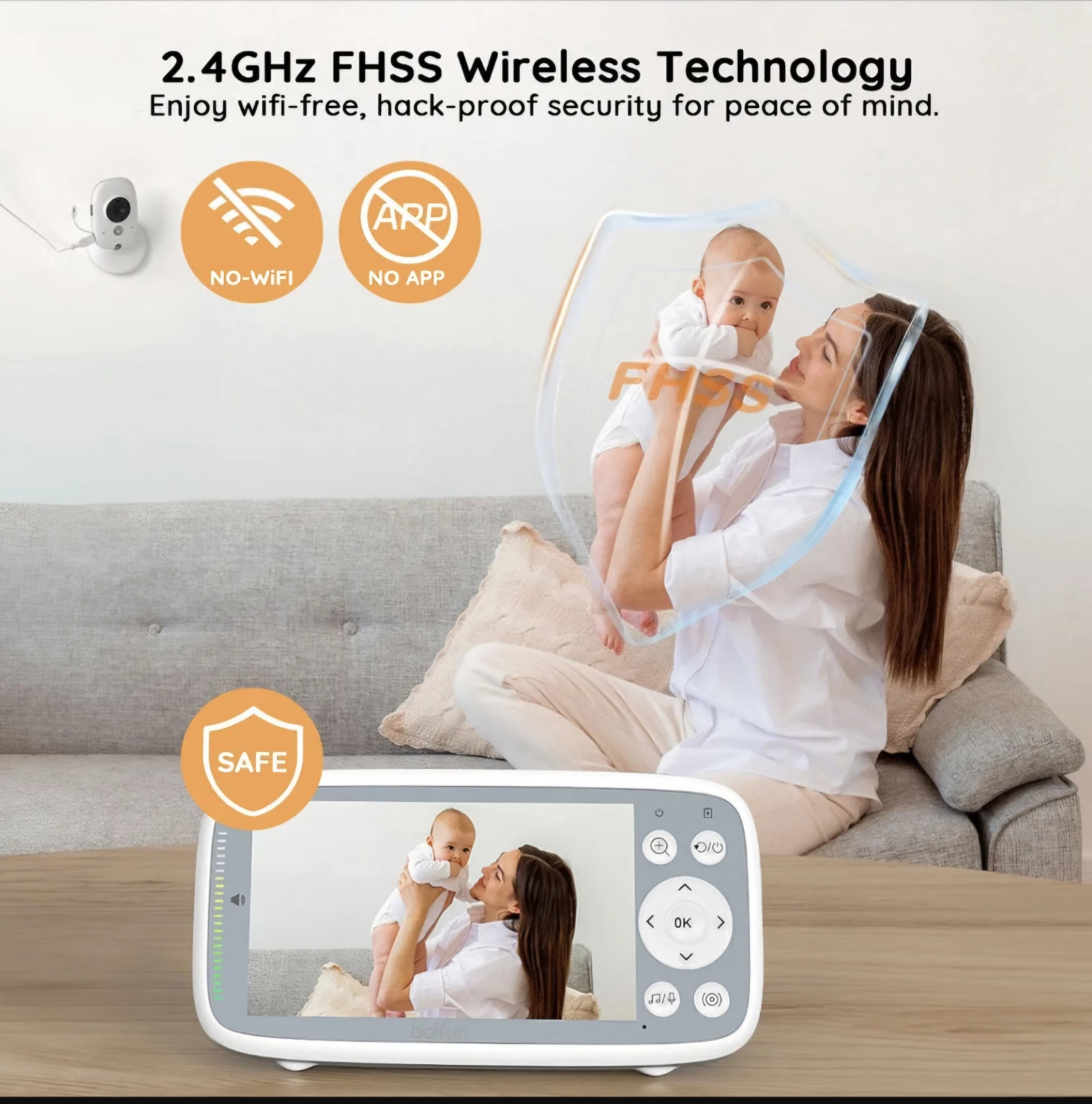 Boifun Baby Monitor model:VB616 - photo 4