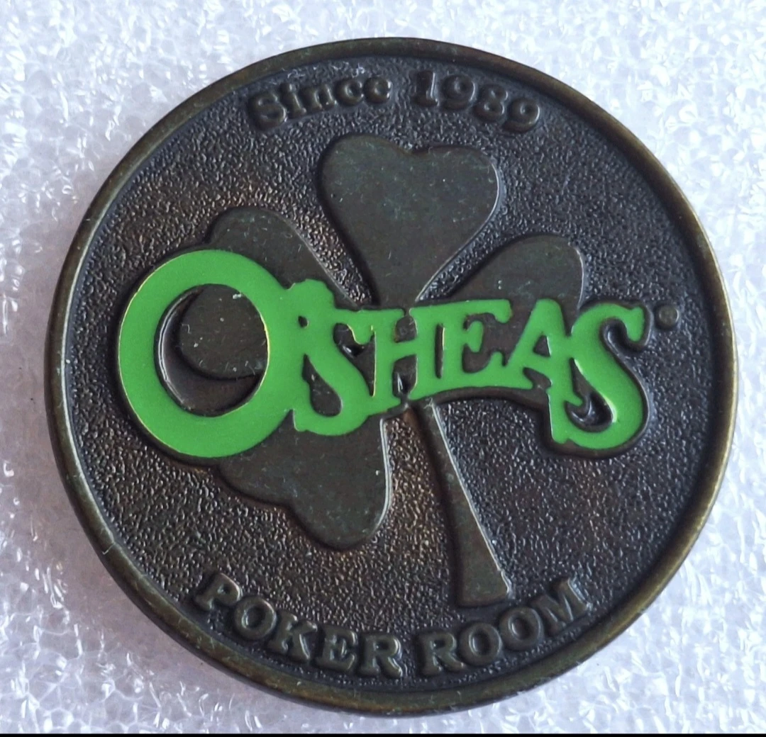 RARE Flamingo/O'sheas Oldest POKER ROOM ( Closed in 2021 ) Token - photo 2