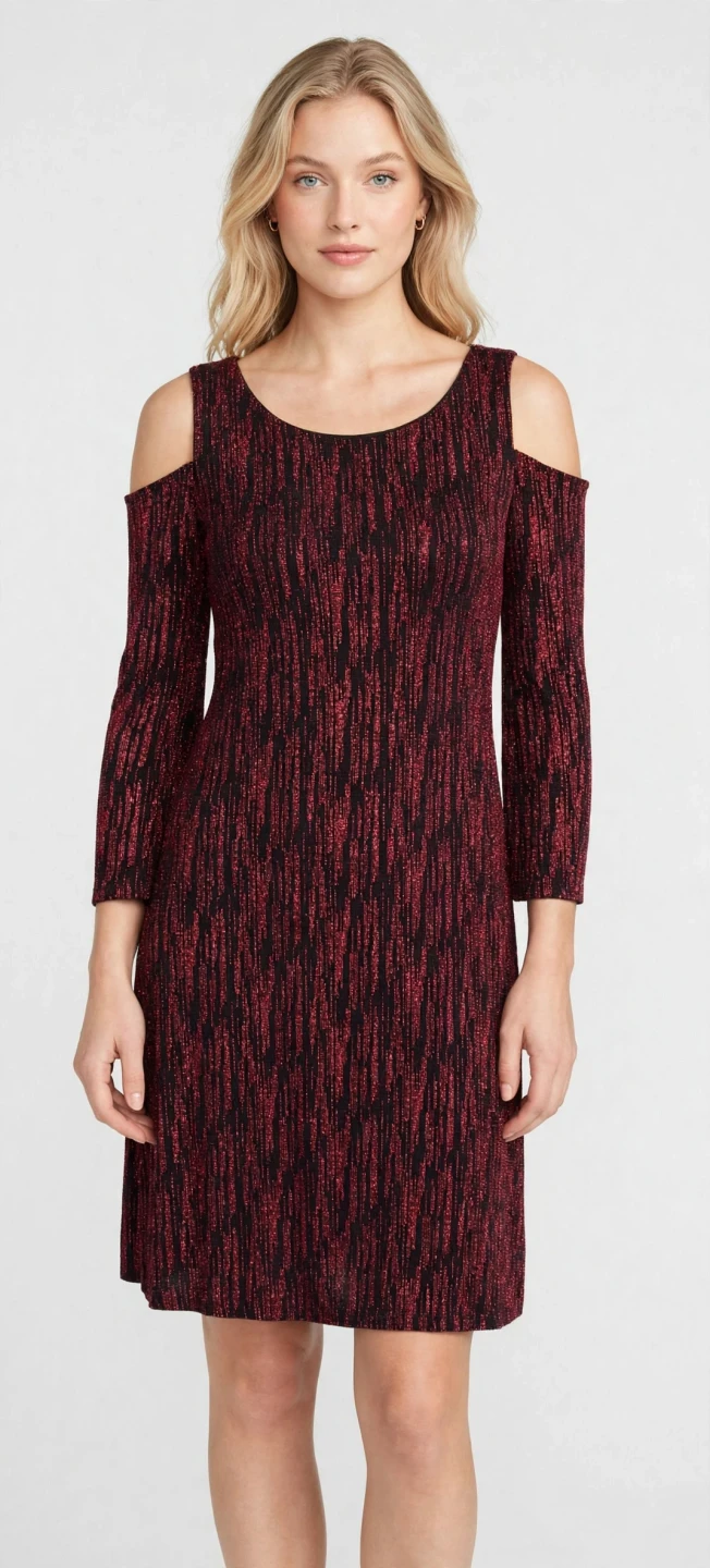 Laura Cold Shoulder Shimmer Dress, never worn