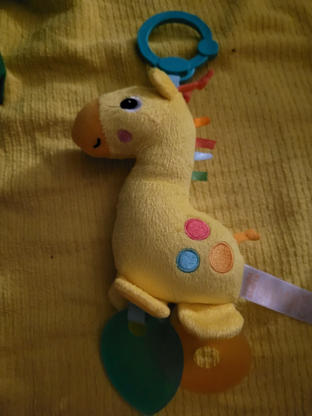 Bright Starts Safari Soother Rattle & Teether Toy (Giraffe).