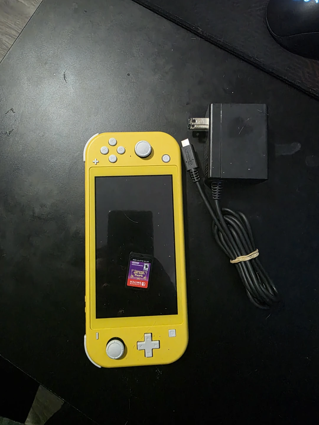 Nintendo Switch Lite Yellow with Pokemon Violet