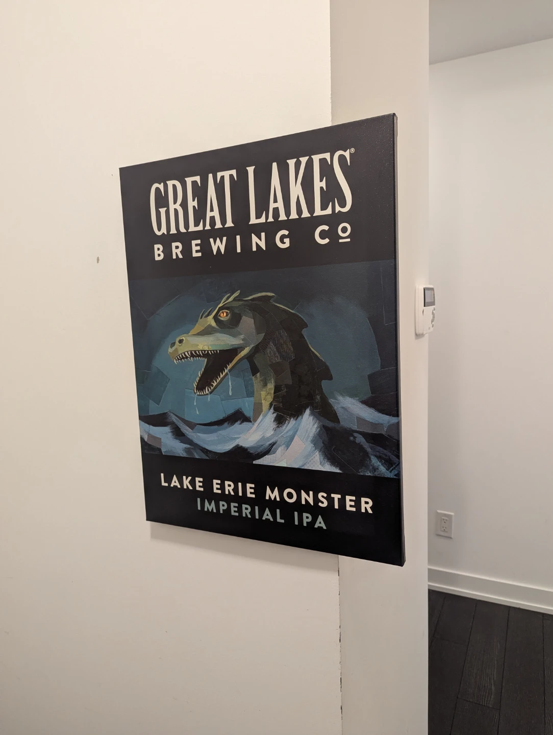 Great Lakes Brewing Co. Lake Erie Monster Canvas Art - photo 2