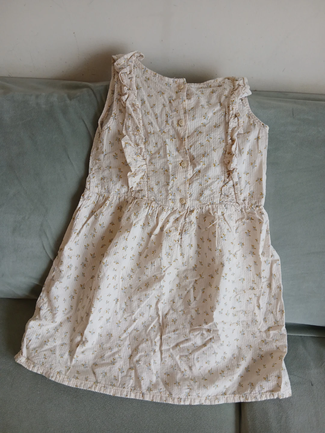Girls floral print sleeveless dress - photo 2