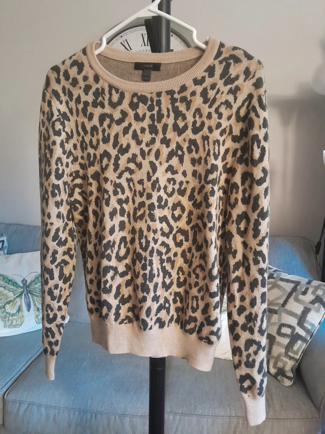J.Crew Leopard Print Sweater XL